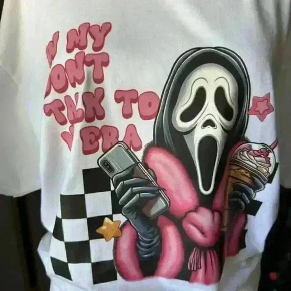 Women's White T-Shirt (Don't Talk to Me Era) Size L - Picture 3 of 3